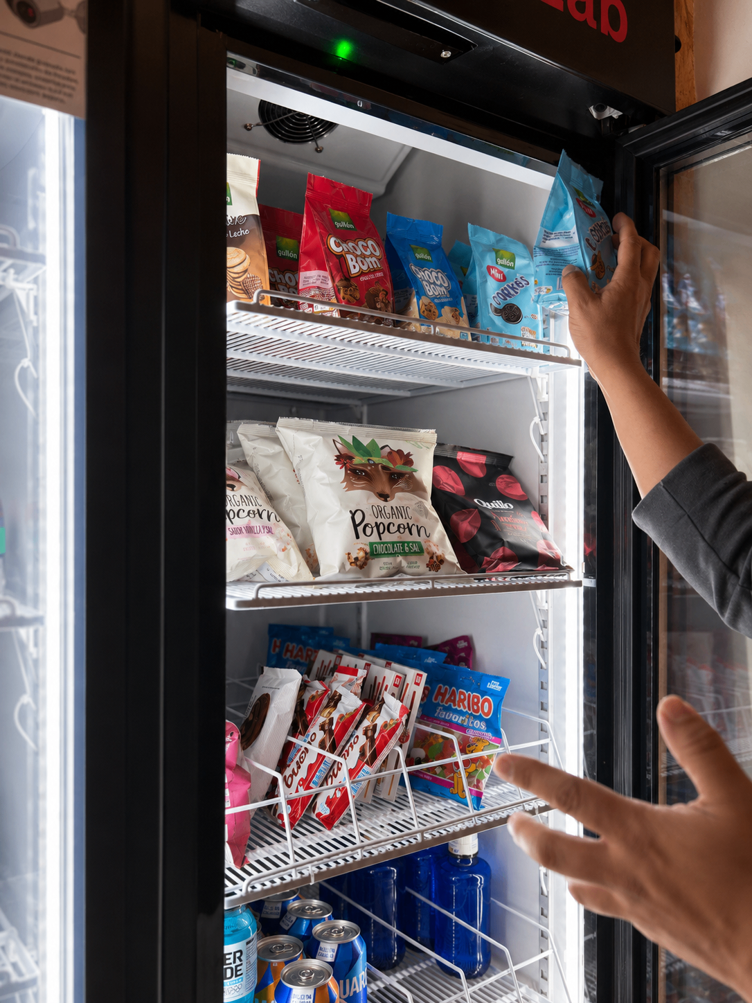 Uso de SnackLab por un cliente